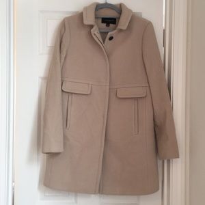 Ann Taylor Wool coat light pink beige nude